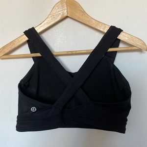 Lululemon Black Sports Bra Size 8